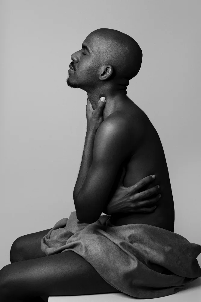 a man taking implied nude photography without exposing sensitive parts